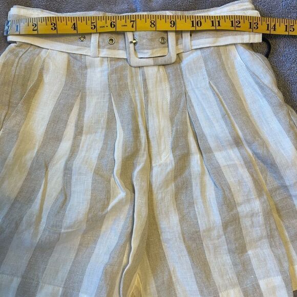BLANKNYC Belted Striped Linen Shorts.Size 25 - Picture 14 of 14